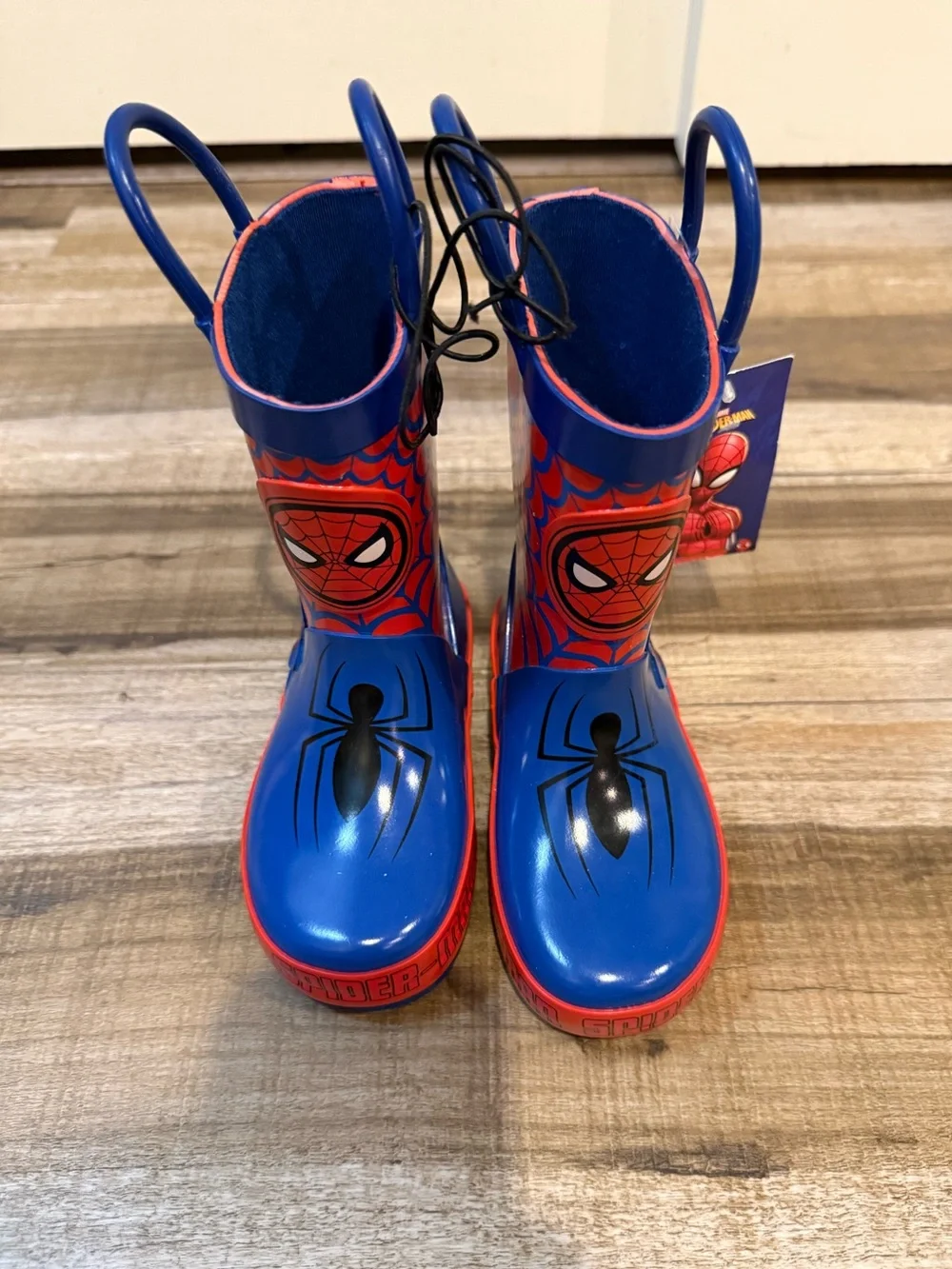 Spiderman rain boots